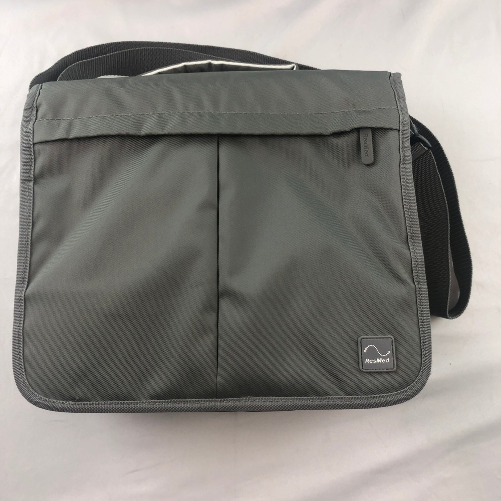 ResMed AirSense 10 CPAP Travel Bag Gray Padded Case w/ Shoulder Strap CASE ONLY